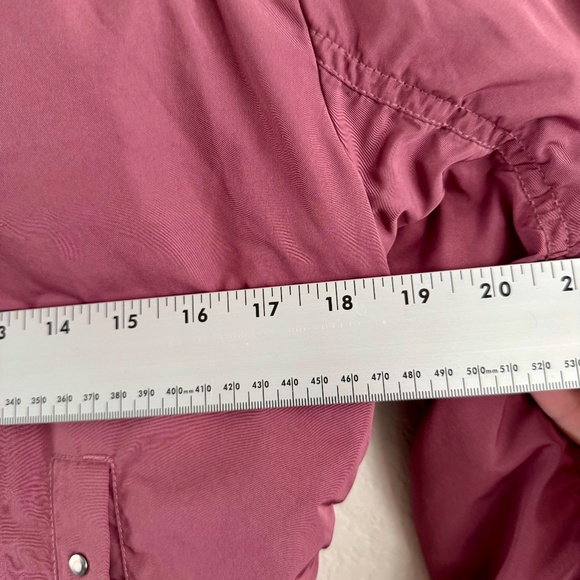 Athleta Point Reyes Bomber II Jacket XS – Wine Ruched Activewear Bomber - Picture 5 of 8